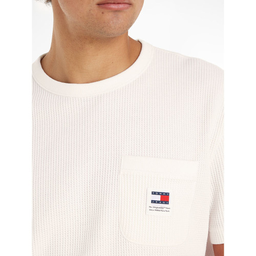 Tommy Hilfiger Ανδρική κοντομάνικη μπλούζα Reg Waffle S/S Pocket Tee